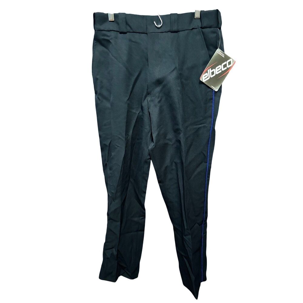 Elbeco Mens Dress Pants 34x30 Navy Blue Uniform Career Straight Leg